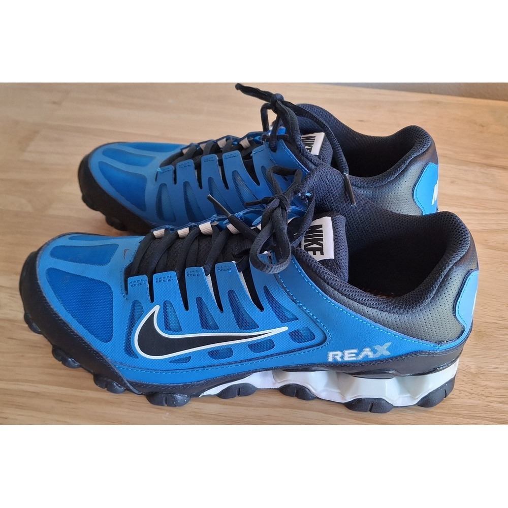 Nike Reax 8 TR Men's Size 7.5 Blue/Obsidian/White 621716-401 - Picture 3 of 8